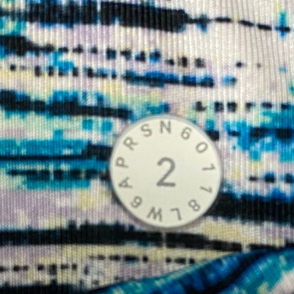 Lululemon Run: Inspire Tight Blurry Belle Multi Crop Leggings 2 - Picture 5 of 5